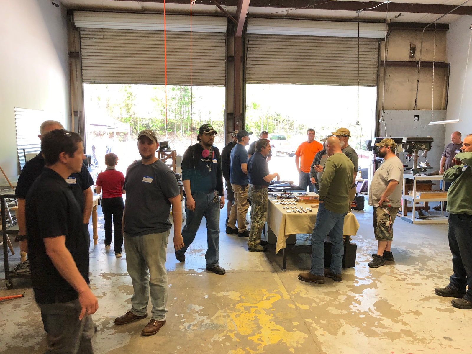 Georgia Knifemakers' Guild Meeting at Fiddleback Forge's Shop