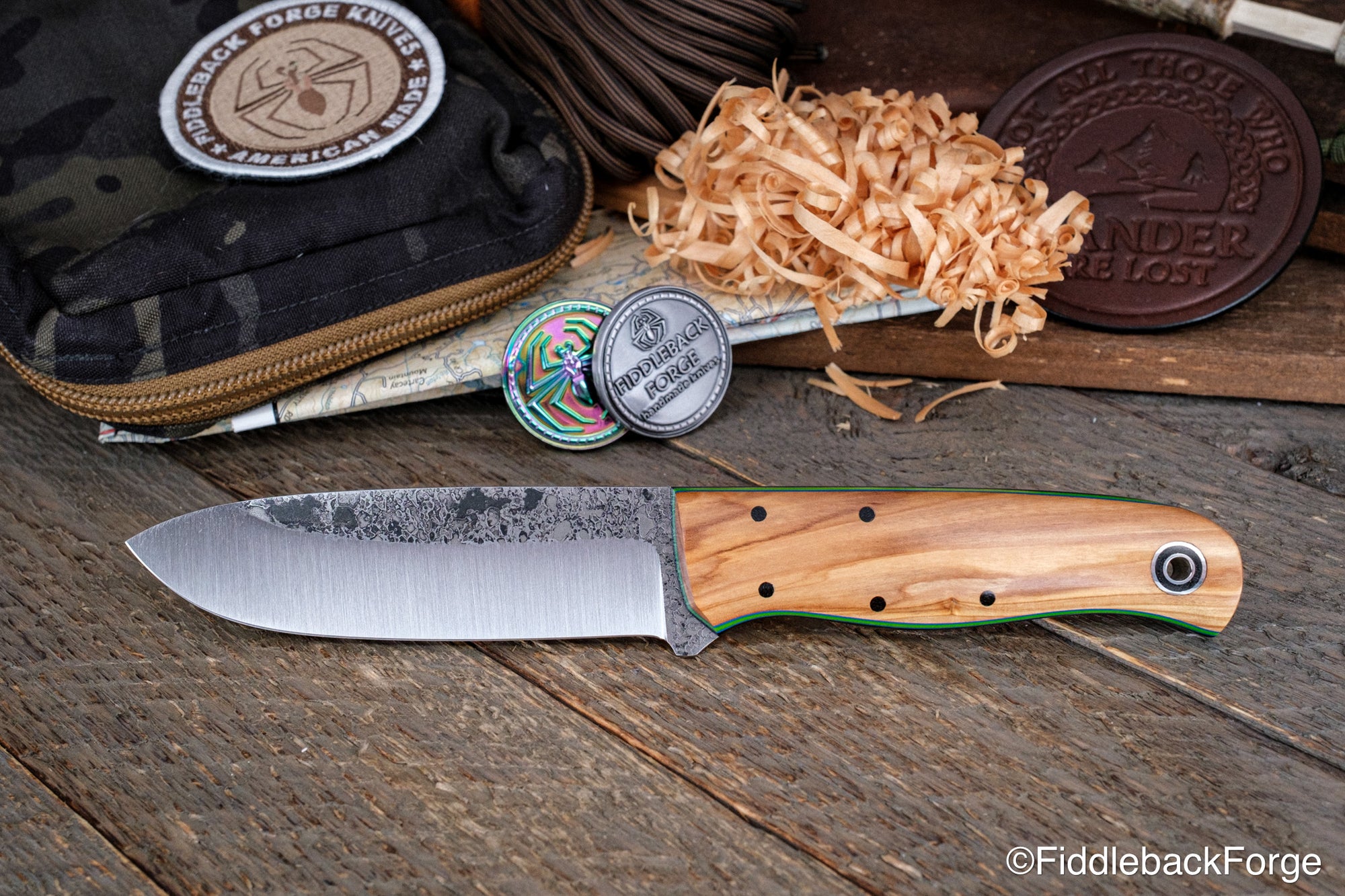 Bushcrafter Sr. - Olive Wood - 1084