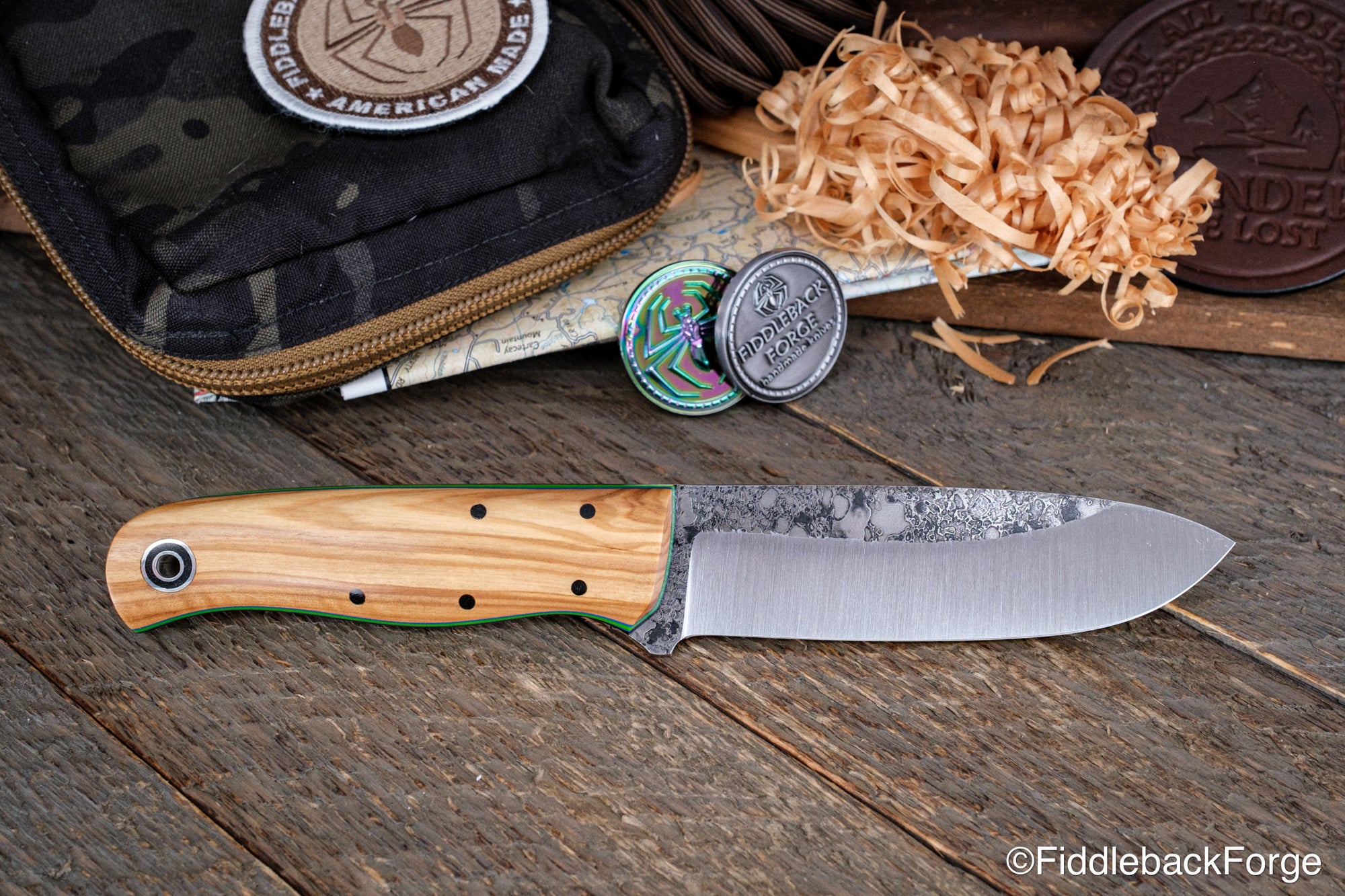 Bushcrafter Sr. - Olive Wood - 1084