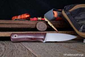 Monarch - Red Canvas Micarta - O1