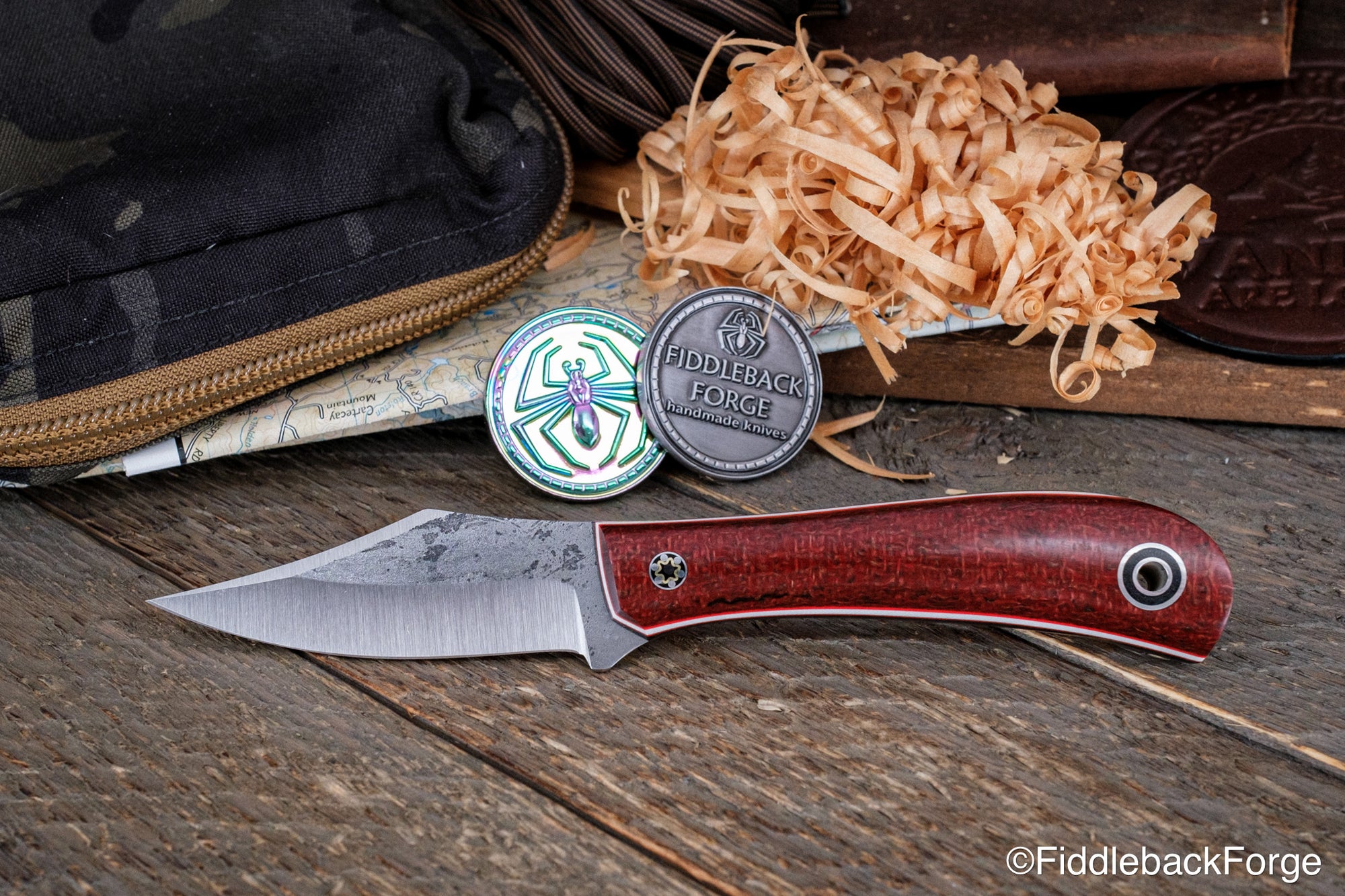 Lonestar EDC - Burgundy Burlap - Magnacut