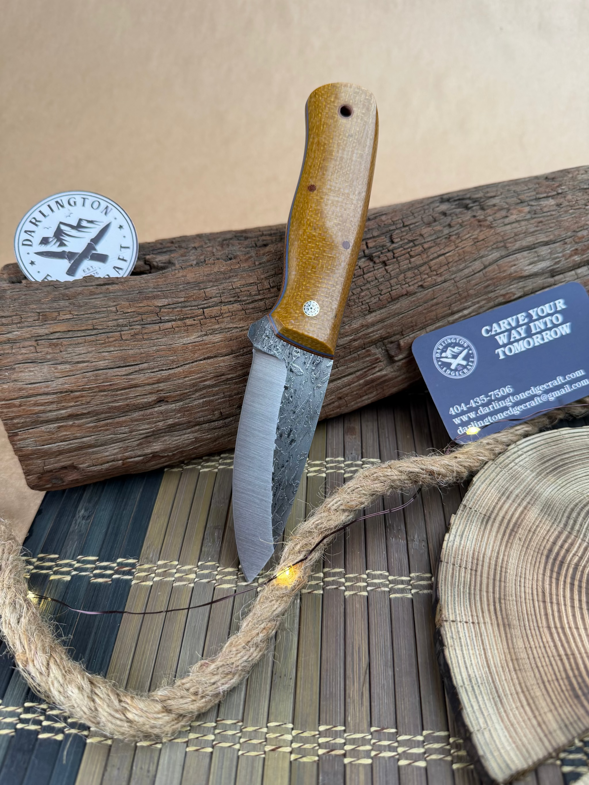Darlington Edgecraft Cowboy - Golden Jute - Tapered A2 Steel