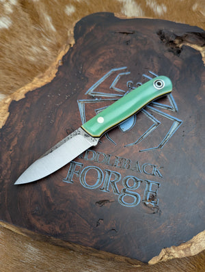 Hiking Buddy - White Lightning Opal G10 - Tapered A2
