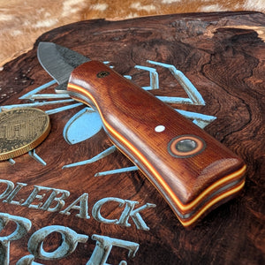 Fiddleback Forge Drop Point  Chickadee