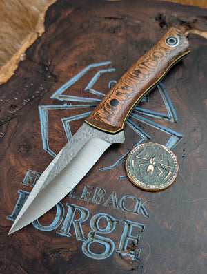 Fiddleback Forge Acadiana Cheese Knife