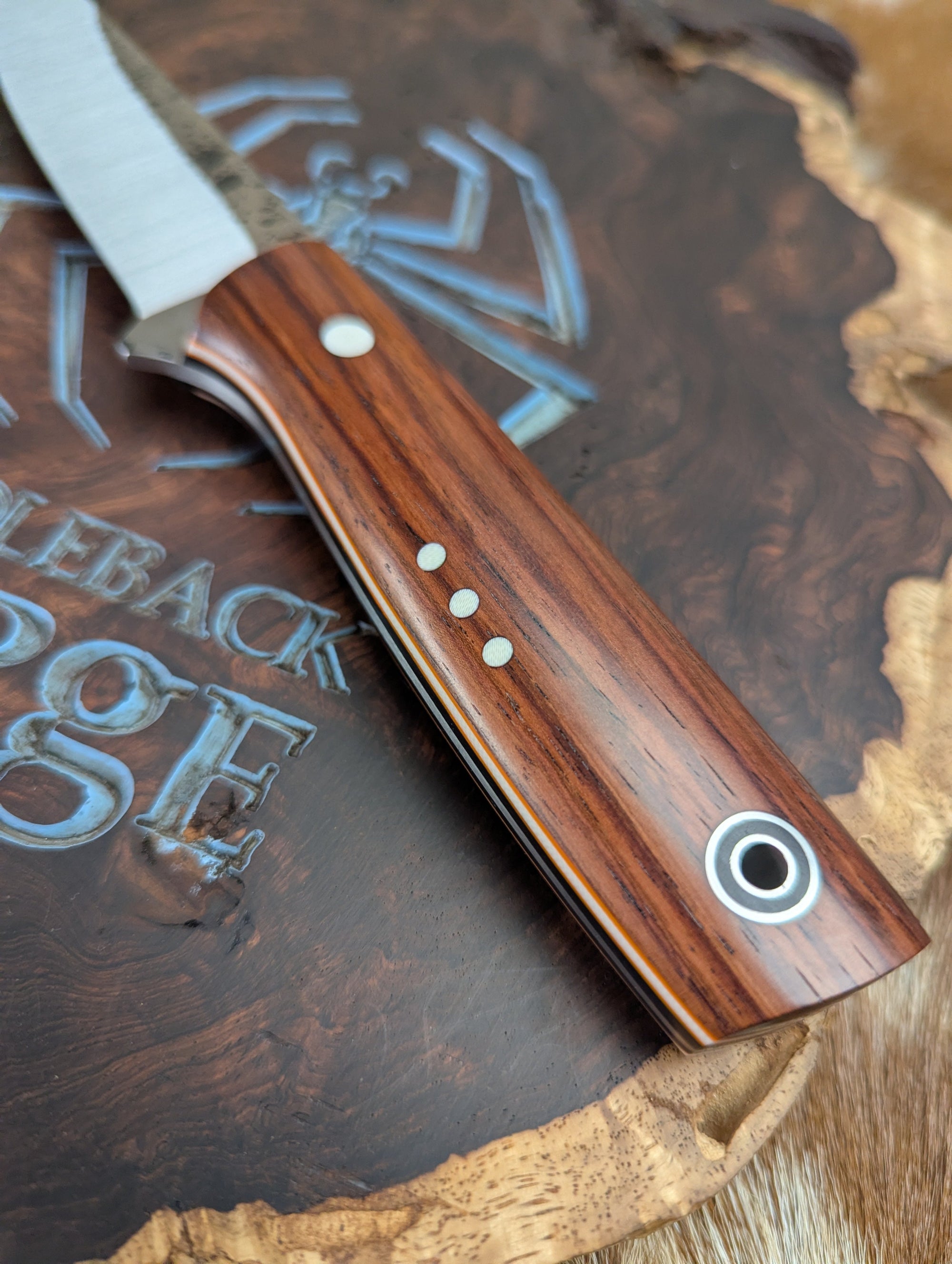 Fiddleback Forge Bayou - Cocobolo - Tapered 1084