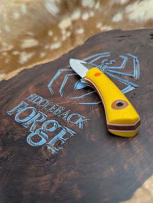 Fiddleback Forge Babyboot - Canary Linen - Tapered Nitro V