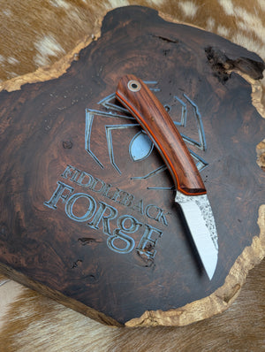 Fiddleback Forge Woodpecker - Cocobolo - Tapered Nitro V Steel