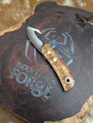 Fiddleback Forge Sylvrfalcen - Baltic Birch - Tapered A2 Steel
