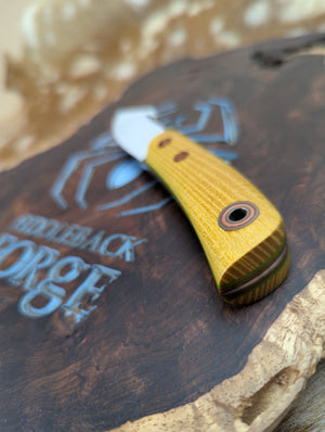 Fiddleback Forge Sylvrfalcen - Osage Orange - Tapered A2 Steel