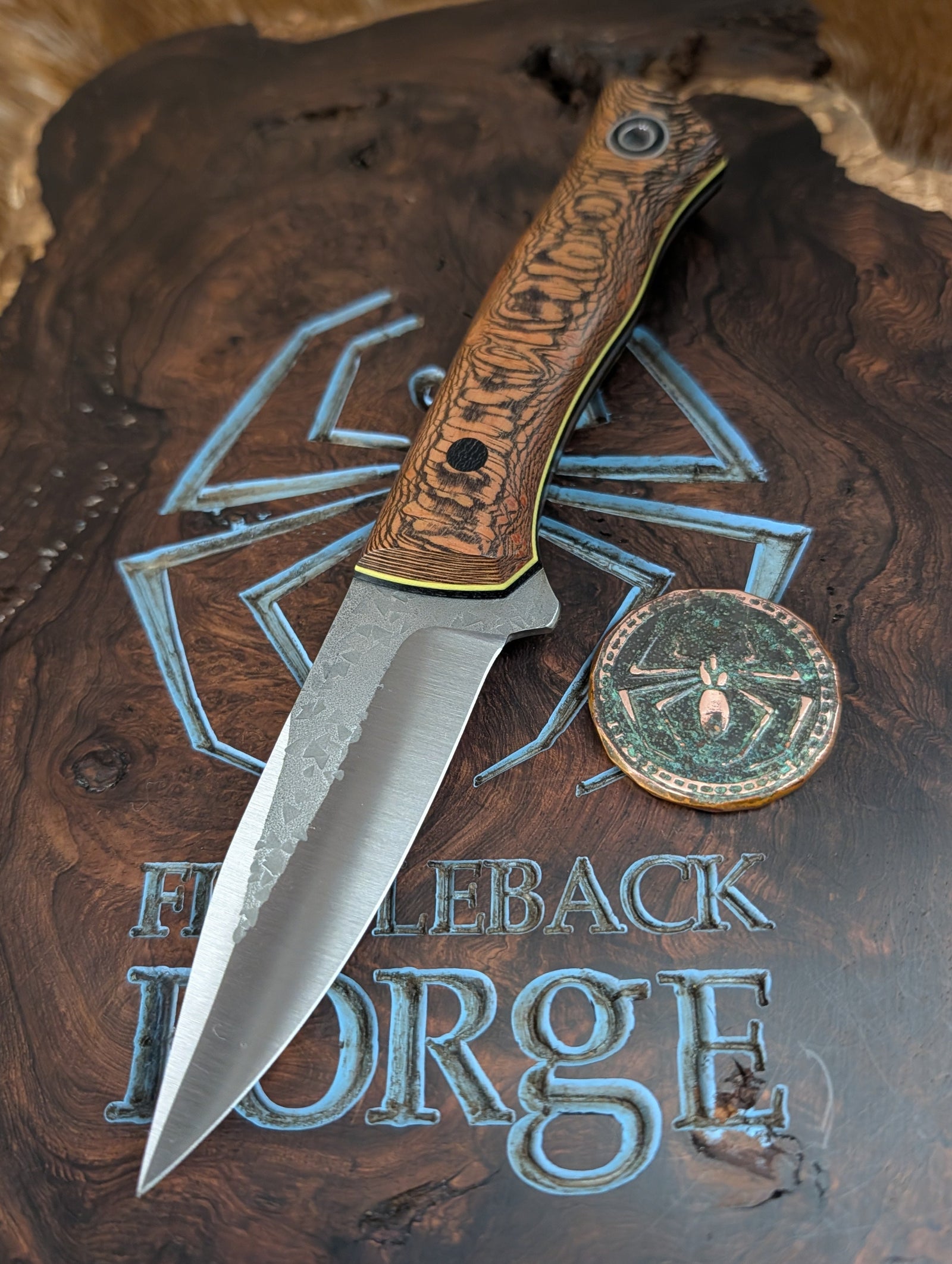 Fiddleback Forge Acadiana Cheese Knife