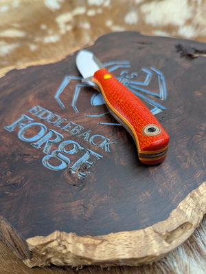 Fiddleback Forge Toboggan - Blaze Orange Burlap - Tapered Nitro V