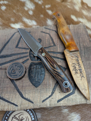 Bushraptor - Wenge - Tapered NitroV Steel