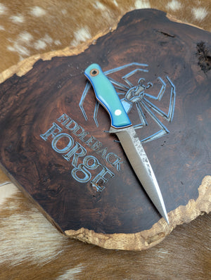 Fiddleback Forge Femme Fatale - BluGlo Opal G10 - Tapered Nitro V