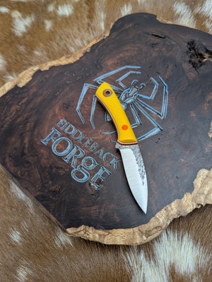 Fiddleback Forge Babyboot - Canary Linen - Tapered Nitro V