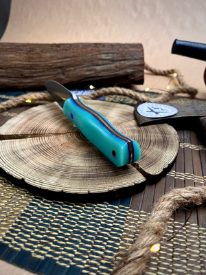 Darlington Steelcraft Guardless Candyman - Blue Gummy Bear G10 - Tapered A2 Steel