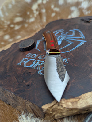 Fiddleback Forge Sylvrfalcen - Cocobolo - Tapered A2 Steel