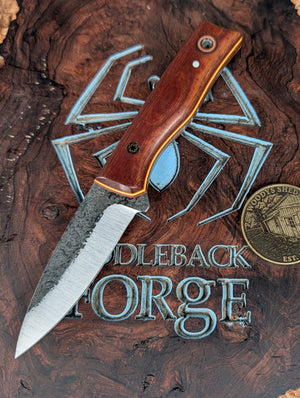 Fiddleback Forge Drop Point  Chickadee