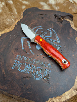 Fiddleback Forge Toboggan - Blaze Orange Burlap - Tapered Nitro V