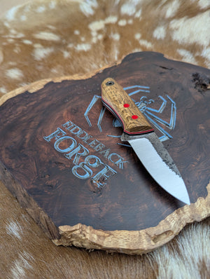 Snowbill - Quartersawn White Oak - Tapered A2 Steel