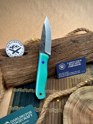 Darlington Steelcraft Guardless Candyman - Blue Gummy Bear G10 - Tapered A2 Steel