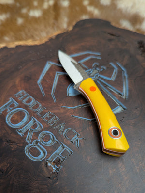 Fiddleback Forge Babyboot - Canary Linen - Tapered Nitro V