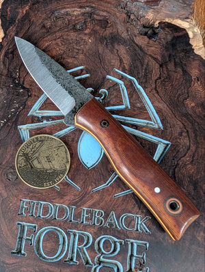 Fiddleback Forge Drop Point  Chickadee