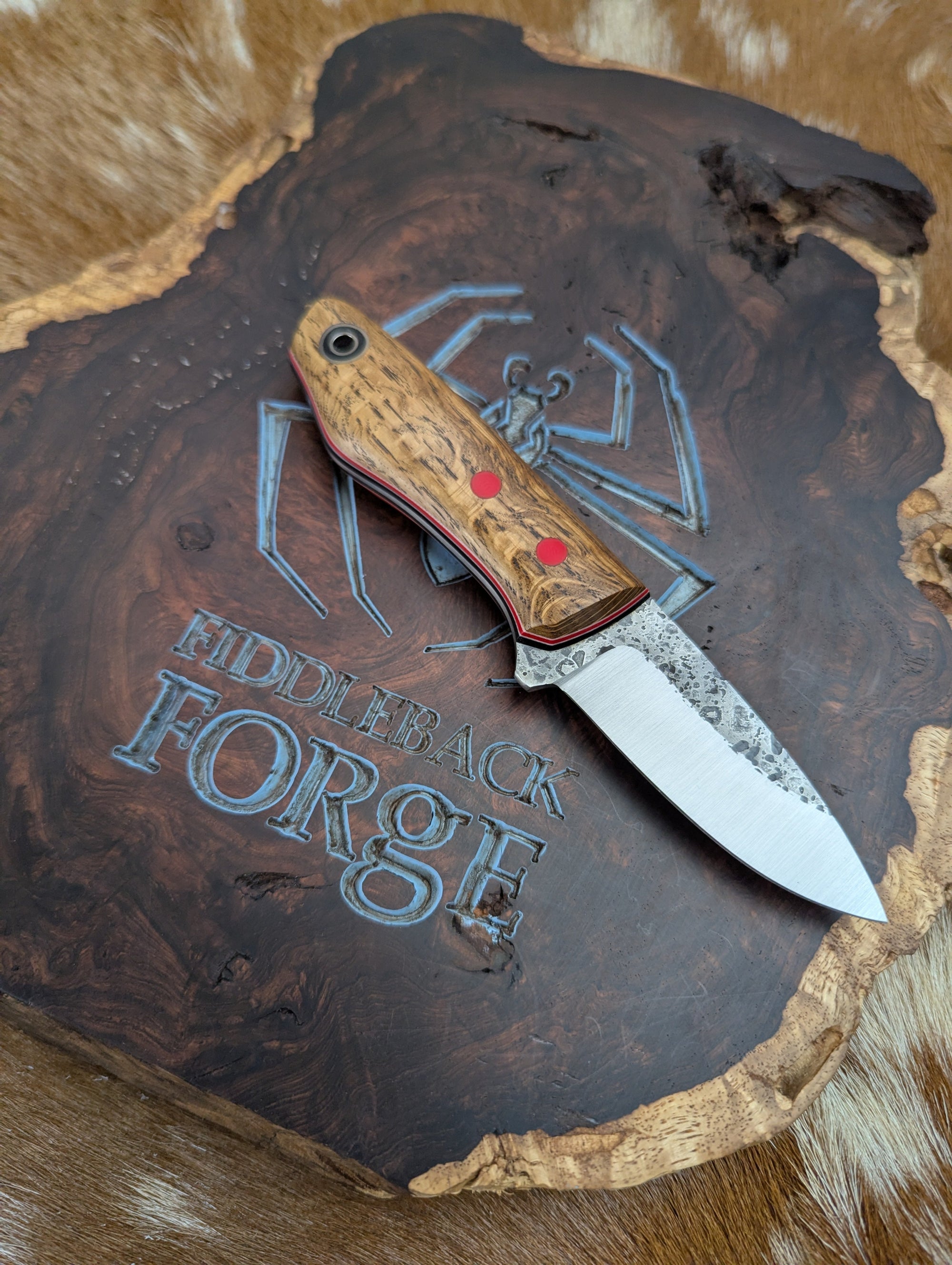 Snowbill - Quartersawn White Oak - Tapered A2 Steel