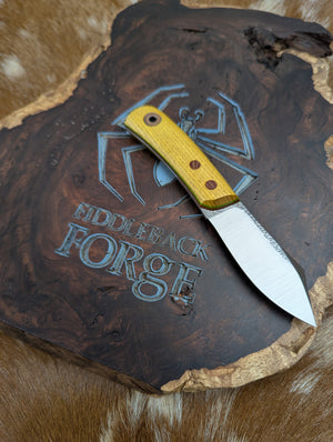 Fiddleback Forge Sylvrfalcen - Osage Orange - Tapered A2 Steel