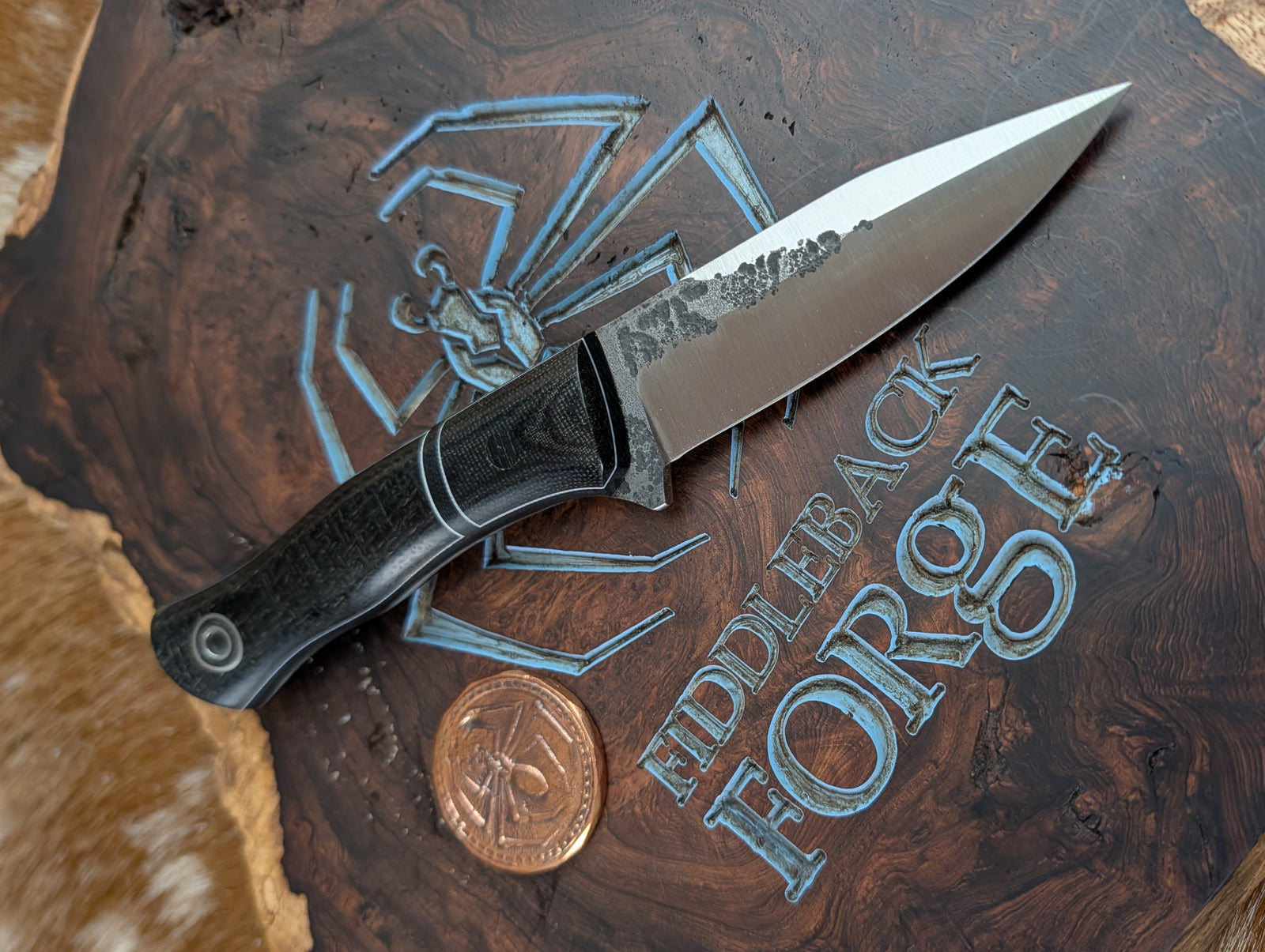 Fiddleback Forge Acadiana Cheese Knife
