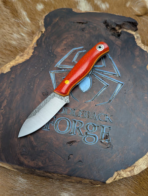 Fiddleback Forge Toboggan - Blaze Orange Burlap - Tapered Nitro V