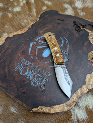 Fiddleback Forge Sylvrfalcen - Baltic Birch - Tapered A2 Steel