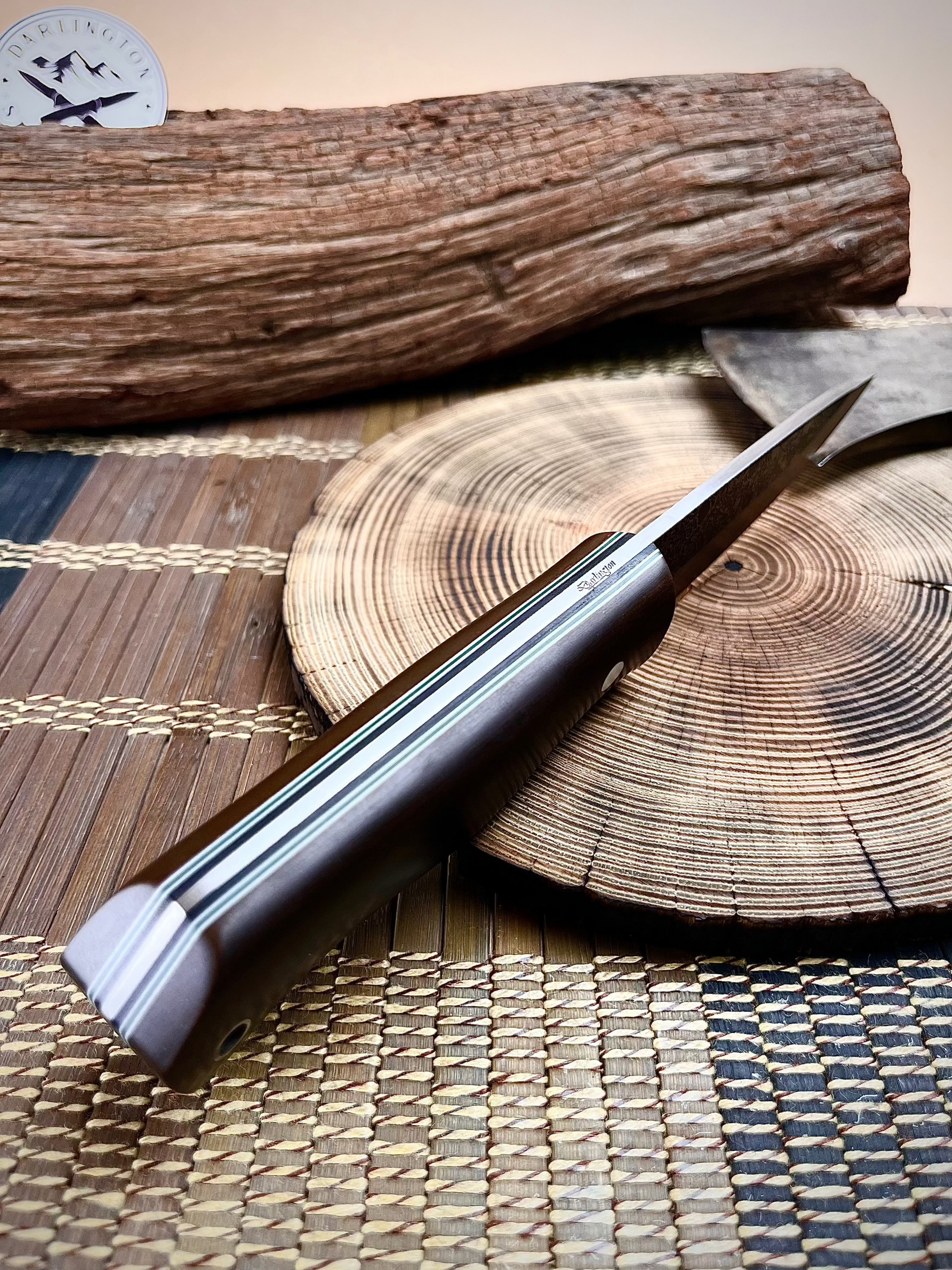 Darlington Steelcraft Candyman - Crosscut Mocha Paper - Tapered 1084 Steel