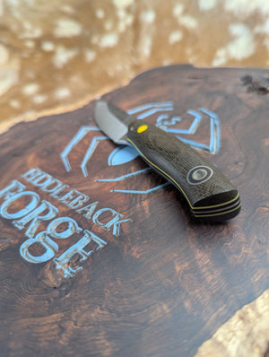 Fiddleback Forge Lil' Lady - Black Canvas - Tapered Magnacut Steel