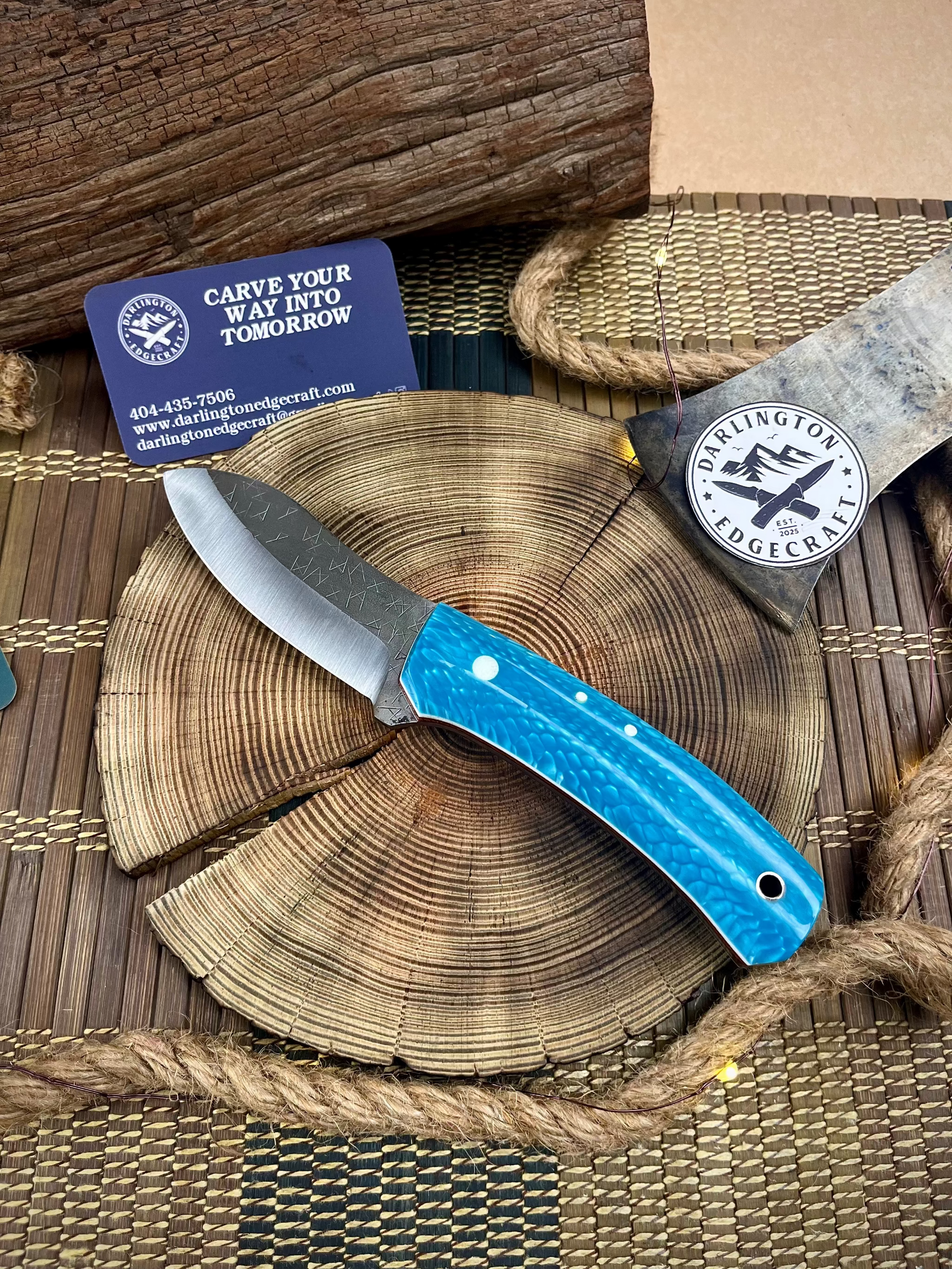 Darlington Edgecraft Ol' Nessie - Laguna Dragon Juma - Tapered Nitro V Steel