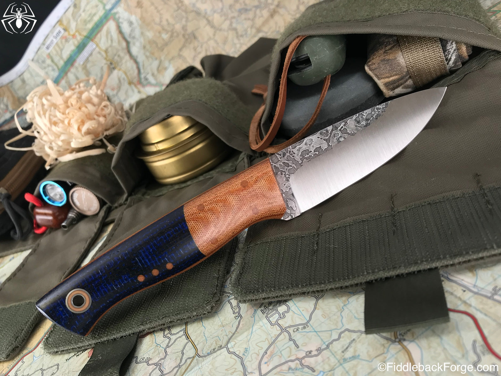 Fiddleback Forge Bushfinger - Model Info - Fiddleback Forge Handmade Knife