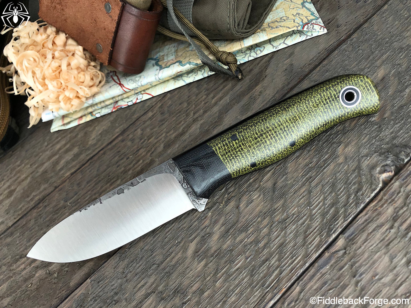 Fiddleback Forge Bushcrafter - Model Info - Fiddleback Forge Handmade Knife