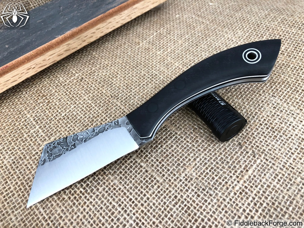 Fiddleback Forge Bow Legged Belt - Model Info - Fiddleback Forge Handmade Knife