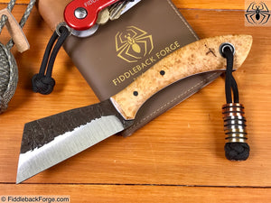 Fiddleback Forge Bow Legged Belt - Model Info - Fiddleback Forge Handmade Knife