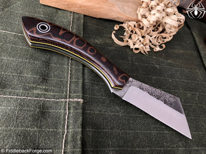 Fiddleback Forge Bow Legged Belt - Model Info - Fiddleback Forge Handmade Knife