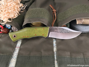 Fiddleback Forge Bullfrog Bowie - Model Info - Fiddleback Forge Handmade Knife