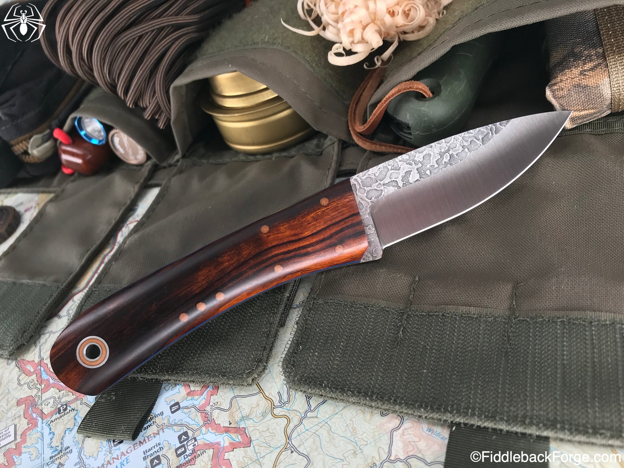 Fiddleback Forge Bushcraft Tasker - Model Info - Fiddleback Forge Handmade Knife