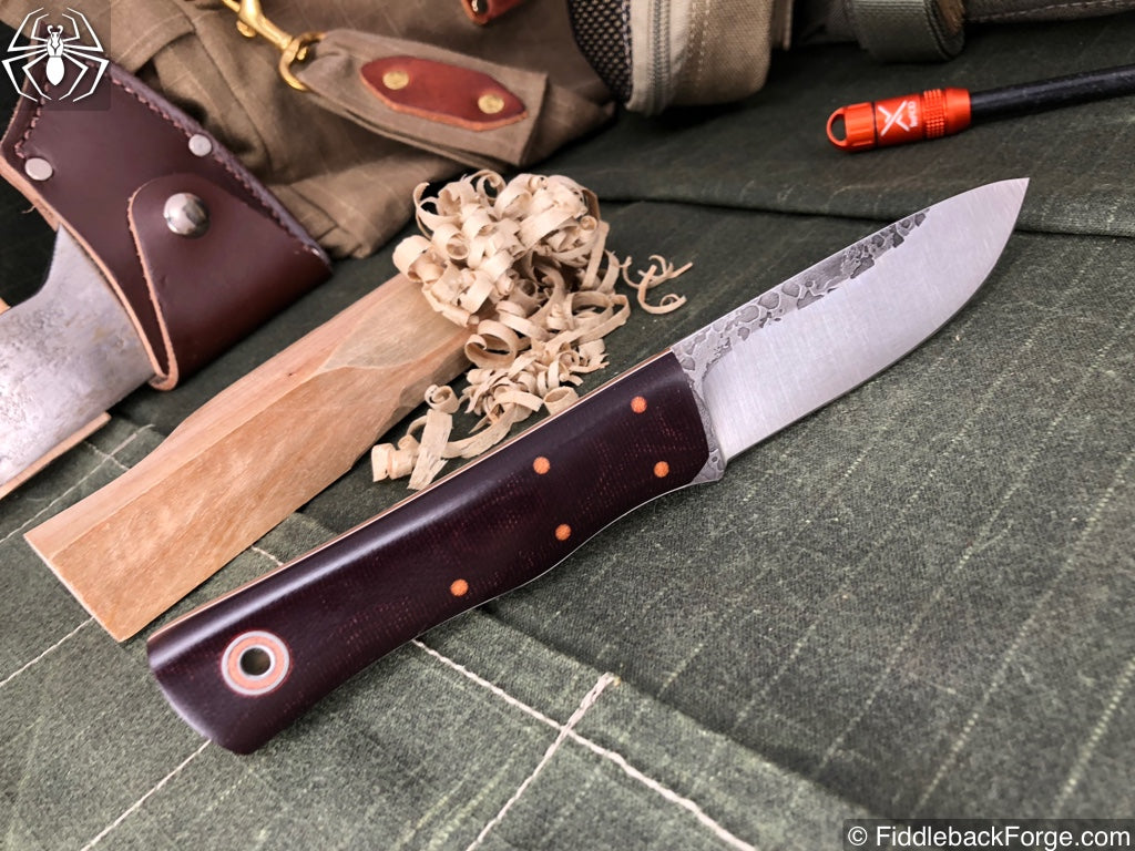 Fiddleback Forge Drop Point Renegade - Model Info - Fiddleback Forge Handmade Knife