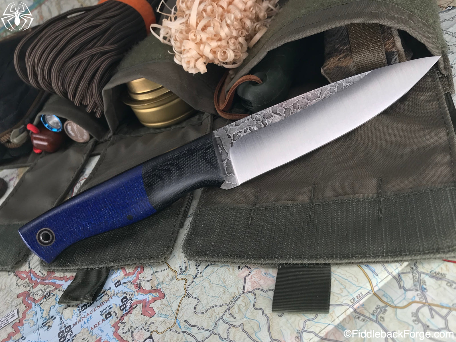 Fiddleback Forge Woodsman - Model Info - Fiddleback Forge Handmade Knife