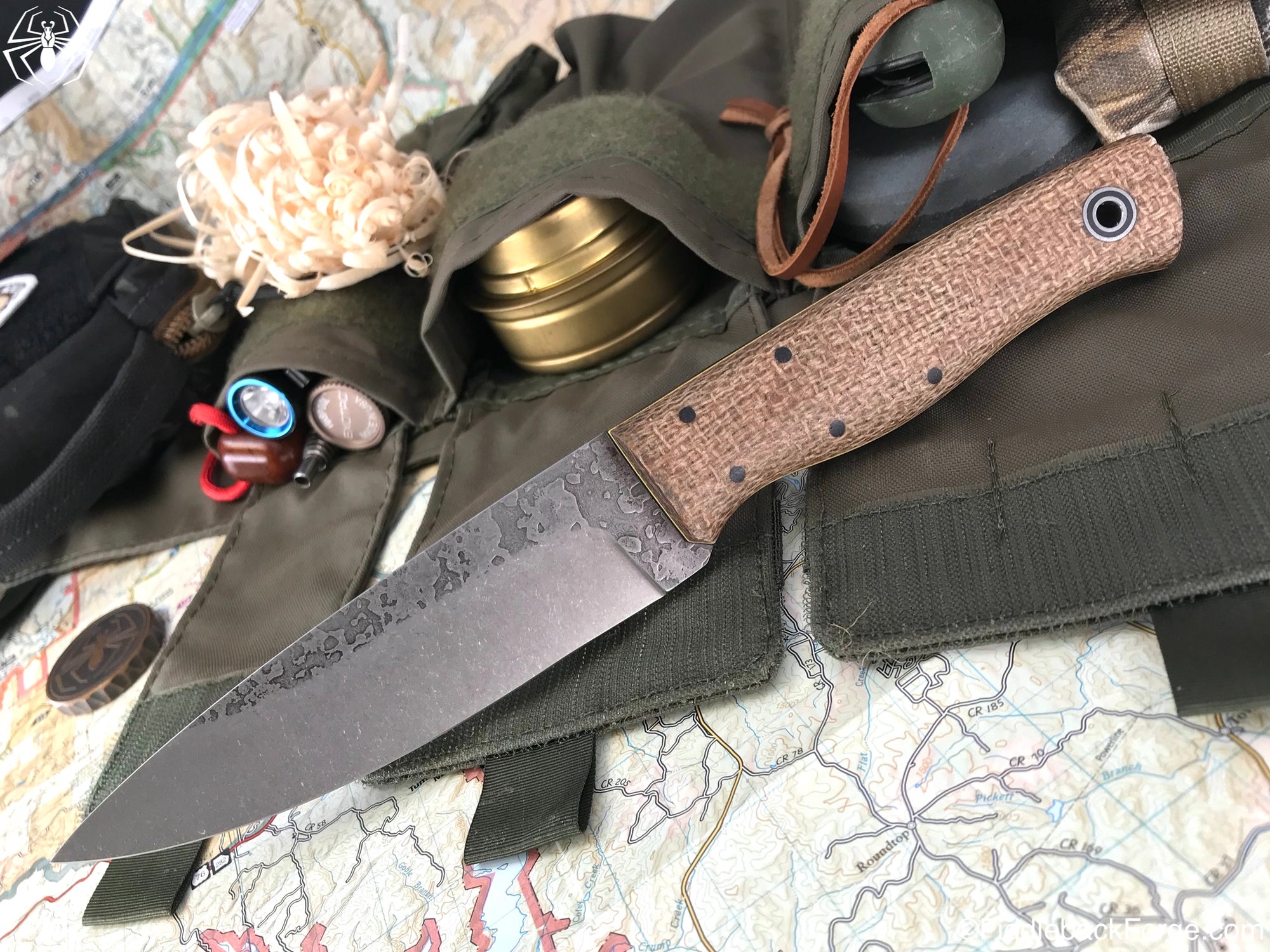 Fiddleback Forge Woodsman - Model Info - Fiddleback Forge Handmade Knife
