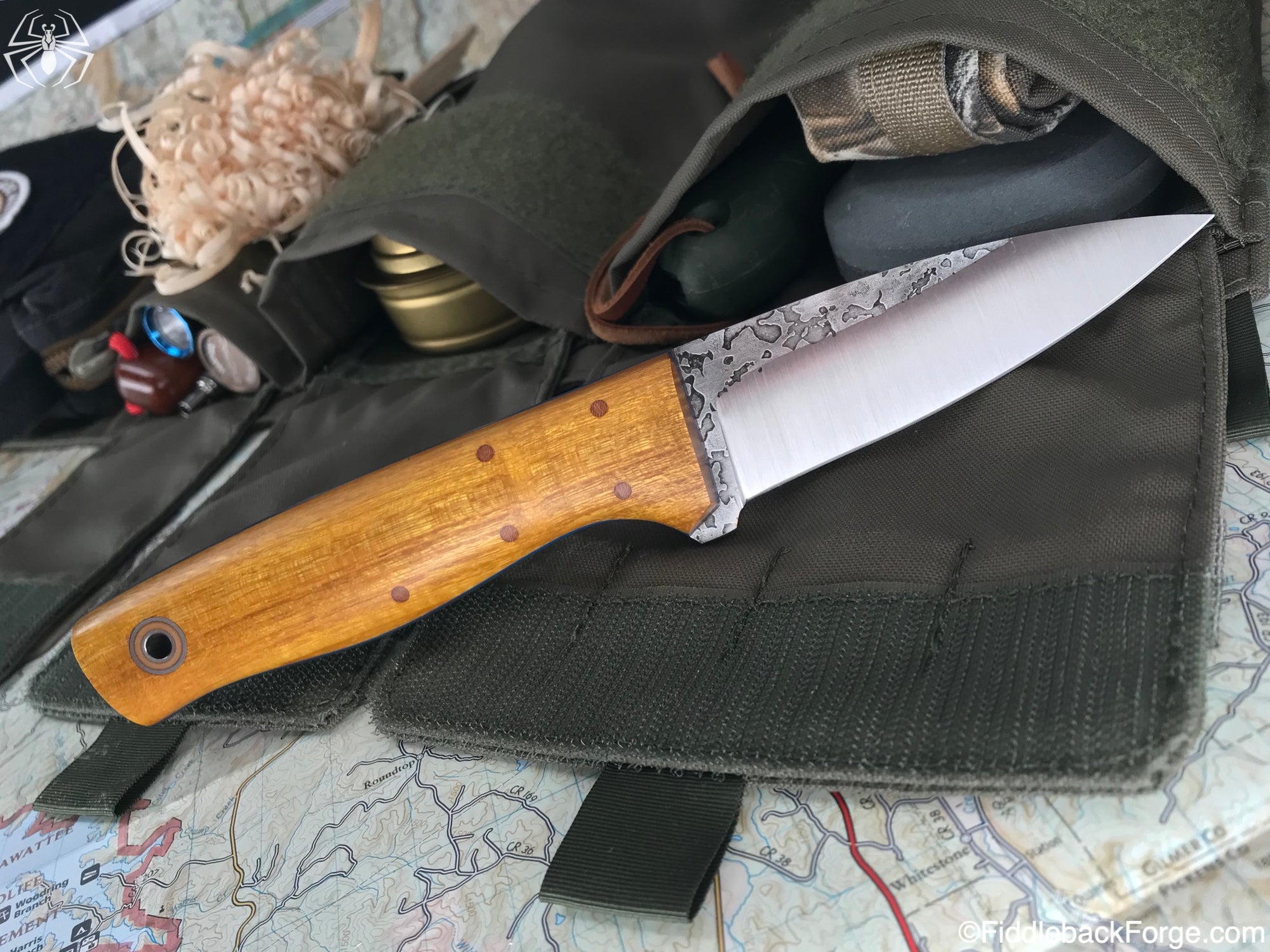 Fiddleback Forge Bear Paw - Model Info - Fiddleback Forge Handmade Knife