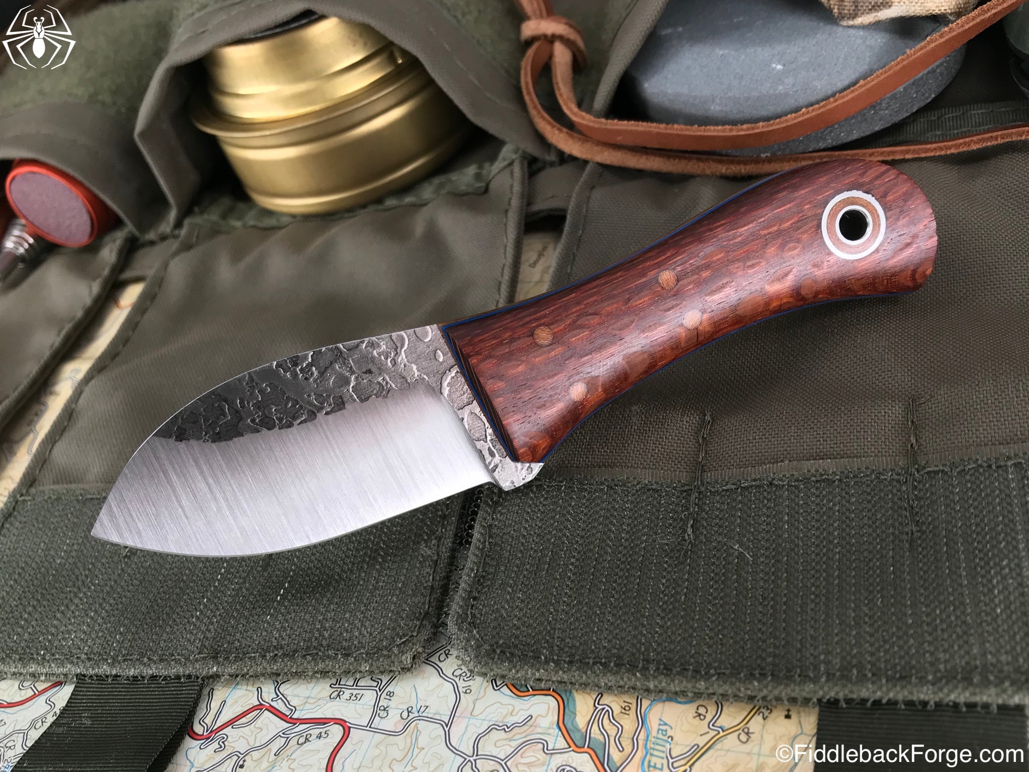 Handmade Damascus Hunting Knife 729
