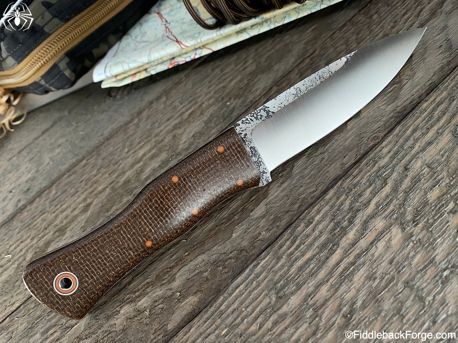 Fiddleback Forge Gunstock Bushcrafter - Model Info - Fiddleback Forge Handmade Knife