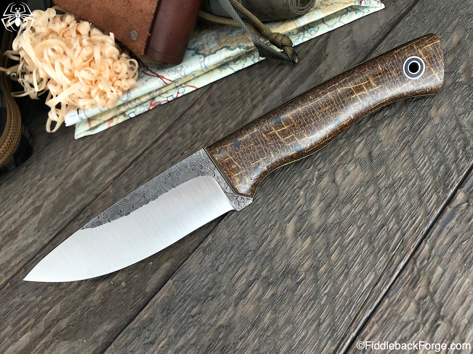 Fiddleback Forge Hunter - Model Info - Fiddleback Forge Handmade Knife