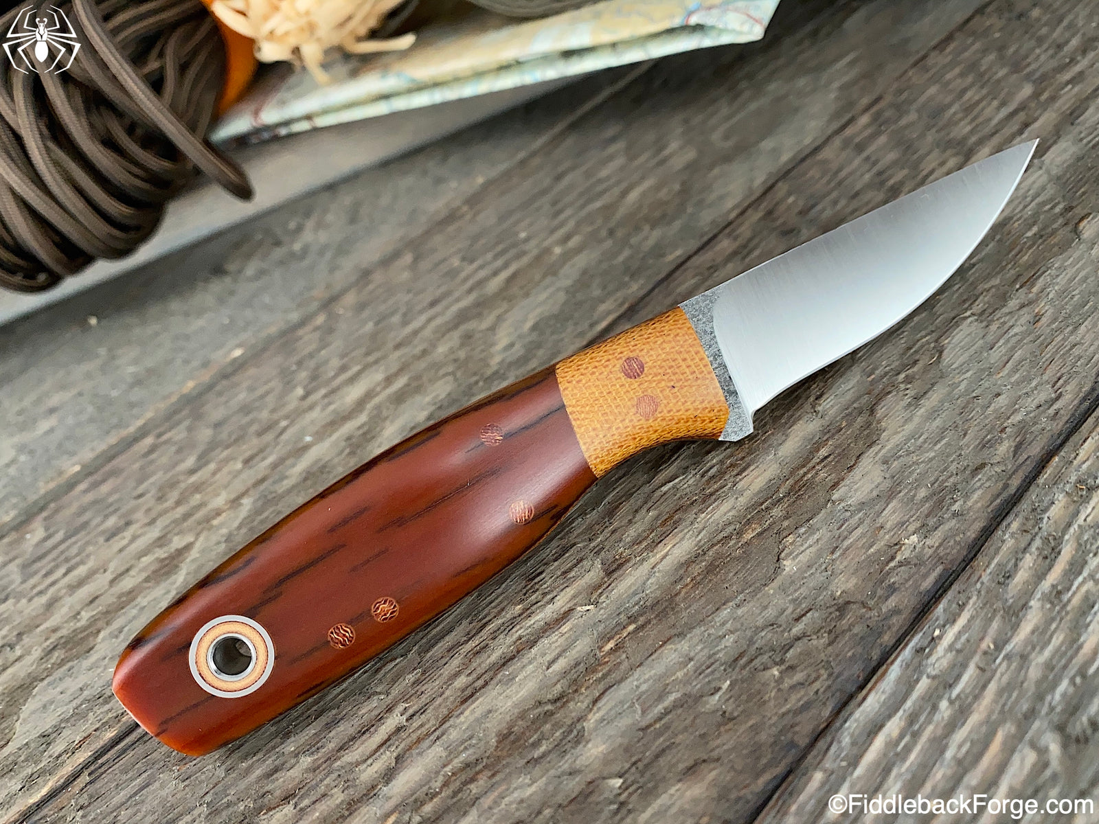 Fiddleback Forge Paring Knife - Model Info - Fiddleback Forge Handmade Knife